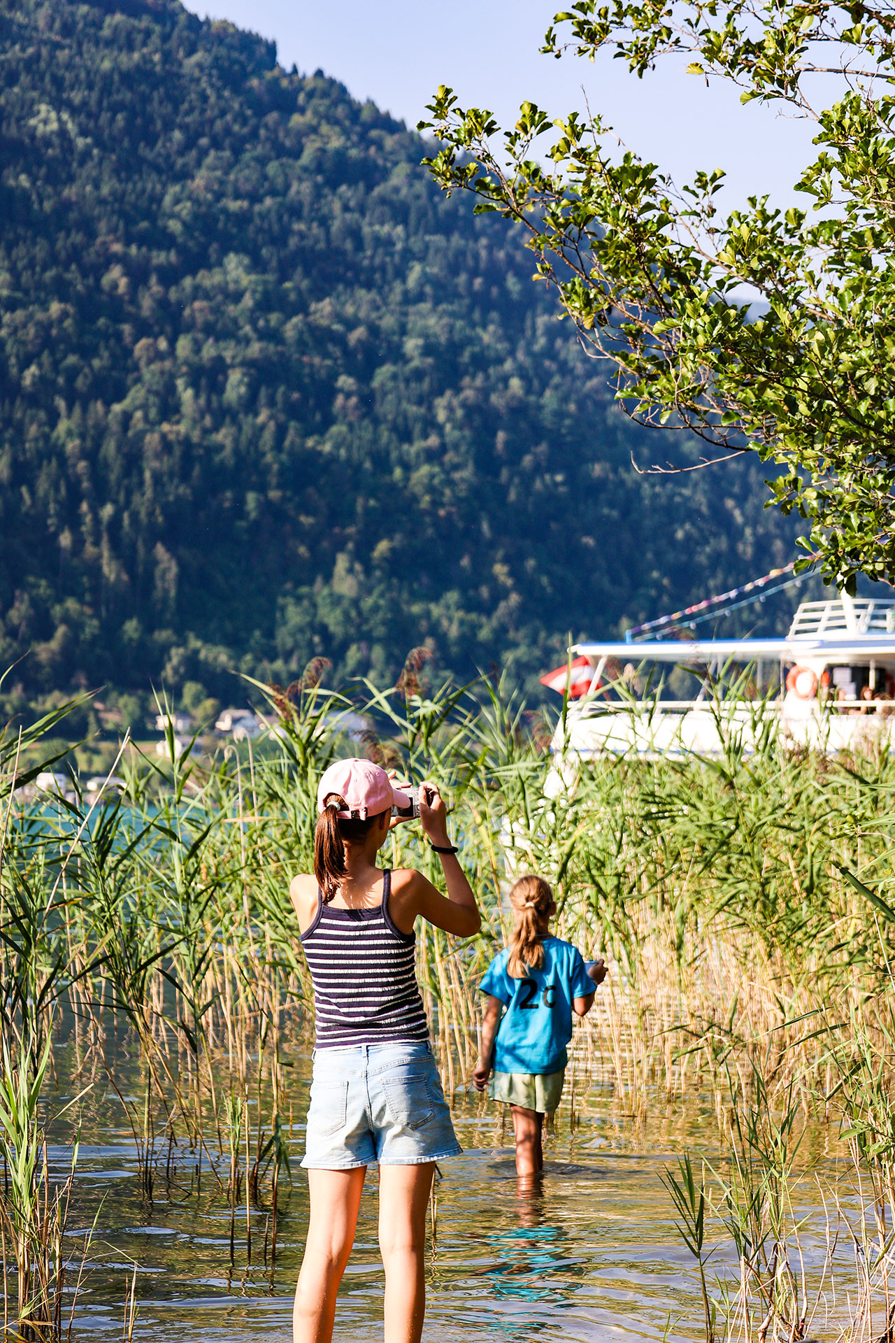 Kinder haben Spaß beim Workshop